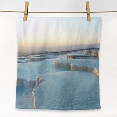 Travertine Pools Face Towel by trendistuff