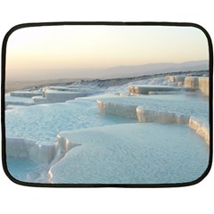 Travertine Pools Fleece Blanket (mini) by trendistuff