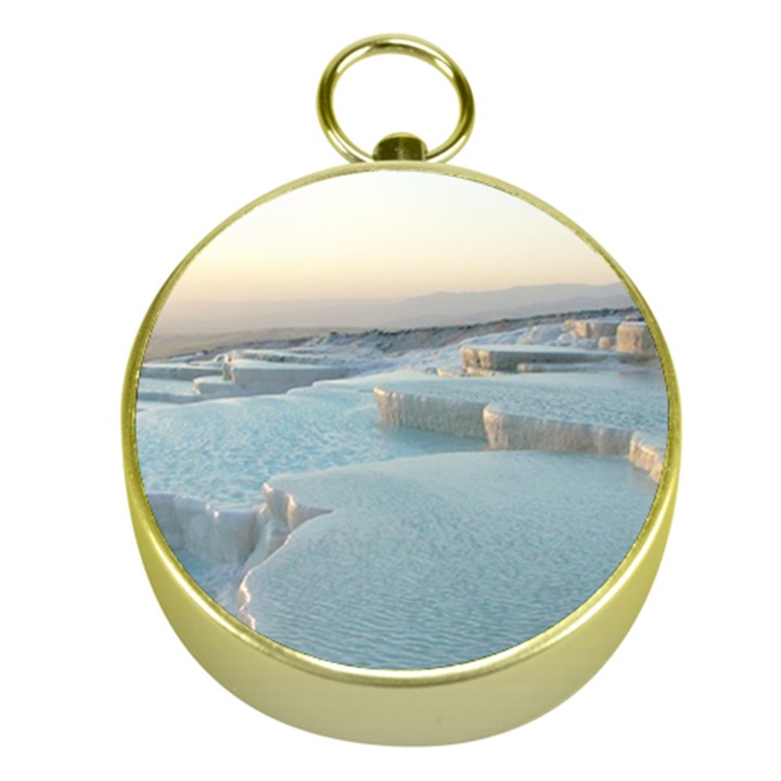 TRAVERTINE POOLS Gold Compasses