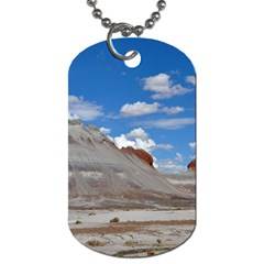 Petrified Forrest Tepees Dog Tag (one Side) by trendistuff