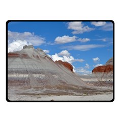 Petrified Forrest Tepees Fleece Blanket (small)