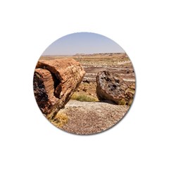 Petrified Desert Magnet 3  (round) by trendistuff