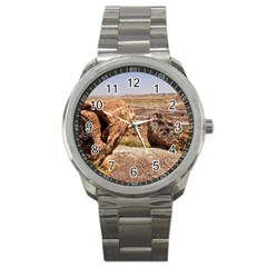 Petrified Desert Sport Metal Watches by trendistuff