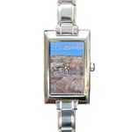 PAINTED DESERT Rectangle Italian Charm Watches