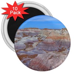 Painted Desert 3  Magnets (10 Pack) 