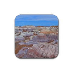 Painted Desert Rubber Coaster (square)  by trendistuff