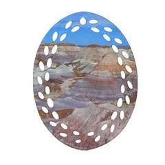 Painted Desert Ornament (oval Filigree)  by trendistuff