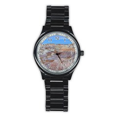 Painted Desert Stainless Steel Round Watches by trendistuff