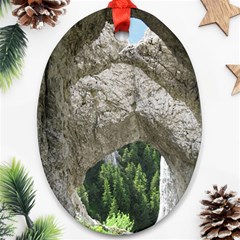 Limestone Formations Ornament (oval)  by trendistuff