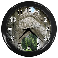 Limestone Formations Wall Clocks (black) by trendistuff