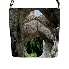 Limestone Formations Flap Messenger Bag (l)  by trendistuff