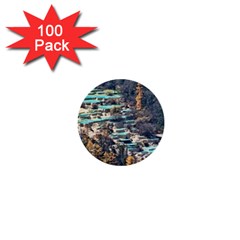 Huanglong Pools 1  Mini Buttons (100 Pack)  by trendistuff