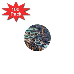 Huanglong Pools 1  Mini Magnets (100 Pack)  by trendistuff