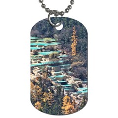 Huanglong Pools Dog Tag (one Side) by trendistuff