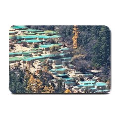 Huanglong Pools Small Doormat  by trendistuff