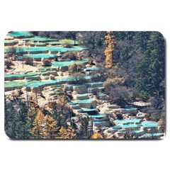 Huanglong Pools Large Doormat  by trendistuff