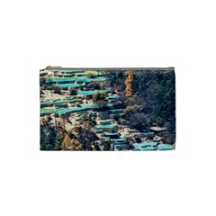 Huanglong Pools Cosmetic Bag (small)  by trendistuff