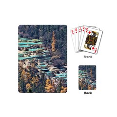 Huanglong Pools Playing Cards (mini)  by trendistuff