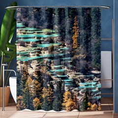 Huanglong Pools Shower Curtain 60  X 72  (medium) 