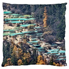 Huanglong Pools Large Cushion Cases (two Sides)  by trendistuff