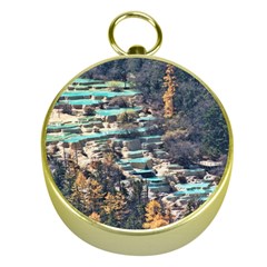 Huanglong Pools Gold Compasses