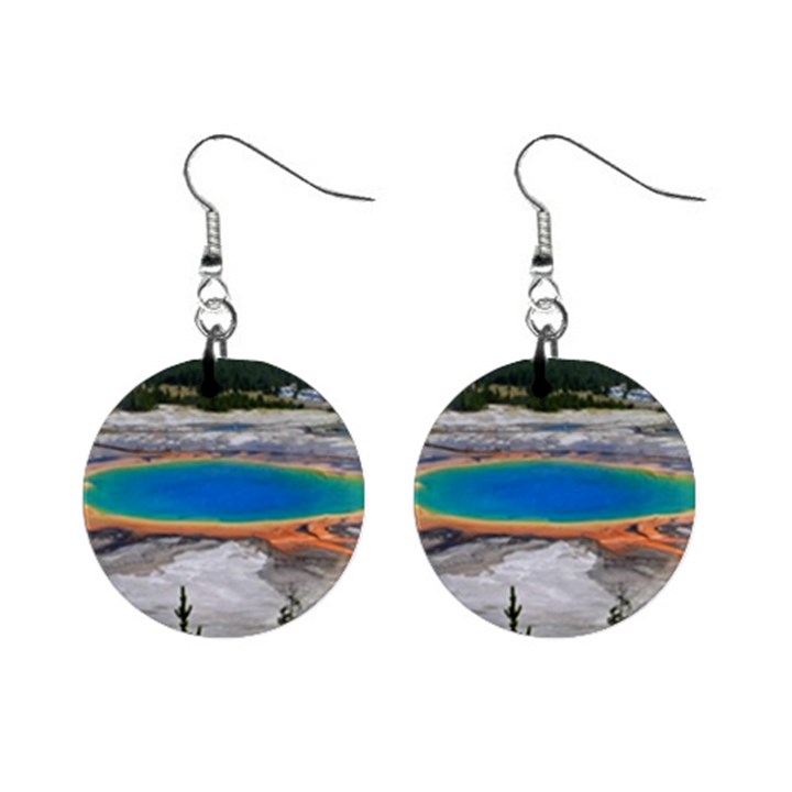 GRAND PRISMATIC Mini Button Earrings