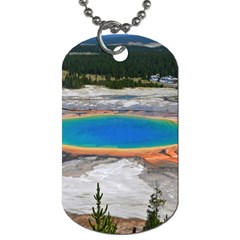 Grand Prismatic Dog Tag (one Side) by trendistuff