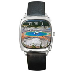 Grand Prismatic Square Metal Watches by trendistuff