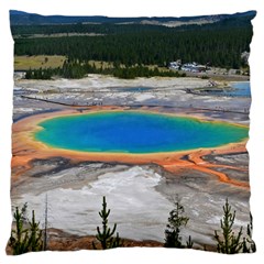 Grand Prismatic Large Flano Cushion Cases (two Sides) 