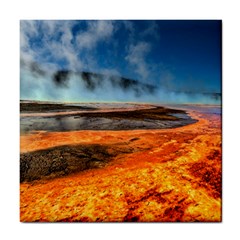 Fire River Tile Coasters by trendistuff