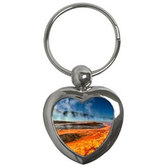 Fire River Key Chains (heart)  by trendistuff