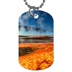 Fire River Dog Tag (one Side) by trendistuff