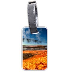 Fire River Luggage Tags (one Side)  by trendistuff