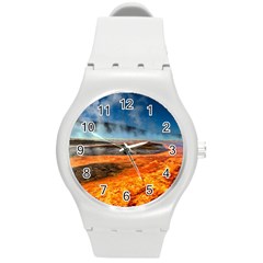 Fire River Round Plastic Sport Watch (m) by trendistuff