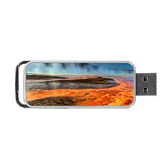 Fire River Portable Usb Flash (one Side)