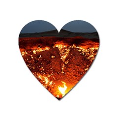 Door To Hell Heart Magnet by trendistuff