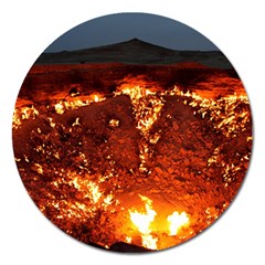 Door To Hell Magnet 5  (round) by trendistuff