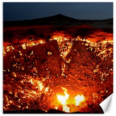 Door To Hell Canvas 12  X 12   by trendistuff