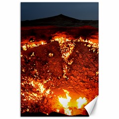 Door To Hell Canvas 12  X 18   by trendistuff