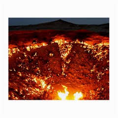 Door To Hell Small Glasses Cloth (2-side) by trendistuff