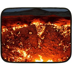 Door To Hell Double Sided Fleece Blanket (mini) 