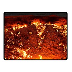 Door To Hell Fleece Blanket (small)