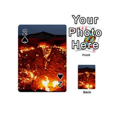 Door To Hell Playing Cards 54 (mini)  by trendistuff