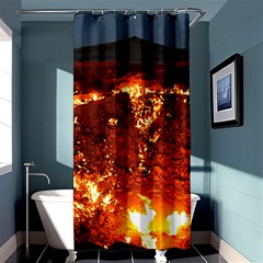 Door To Hell Shower Curtain 36  X 72  (stall) 