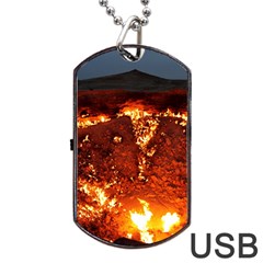 Door To Hell Dog Tag Usb Flash (two Sides) 