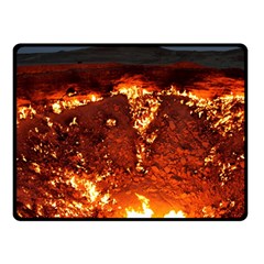 Door To Hell Double Sided Fleece Blanket (small) 