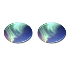 Aurora Borealis Cufflinks (oval) by trendistuff