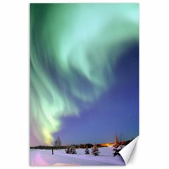 Aurora Borealis Canvas 24  X 36 