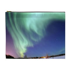 Aurora Borealis Cosmetic Bag (xl) by trendistuff