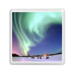 Aurora Borealis Memory Card Reader (square) 